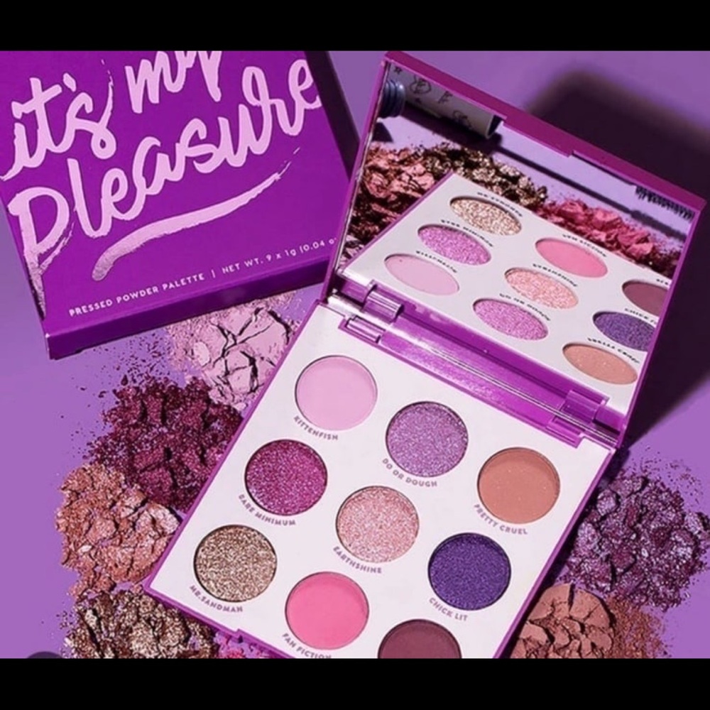 Colourpop Eyeshadow Palette Its My Pleasue Purple New BNIB Full Size
